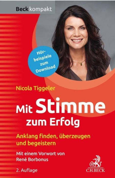 Buchcover und Innenansicht für das Buch: Mit Stimme zum Erfolg