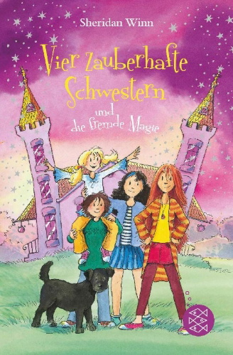 Buchcover und Innenansicht für das Buch: The Sprite Sisters. The Boy with Hawk-like Eyes