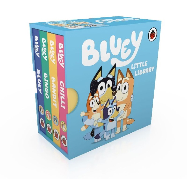 Buchcover und Innenansicht für das Buch: Bluey: Little Library