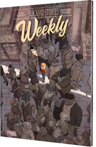 Buchcover und Innenansicht für das Buch: Blacksad Stories - Weekly