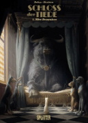 Buchcover und Innenansicht für das Buch: Schloss der Tiere. Band 1