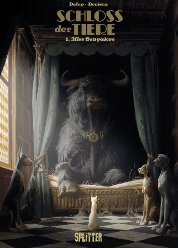 Buchcover und Innenansicht für das Buch: Schloss der Tiere. Band 1