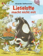 Buchcover und Innenansicht für das Buch: Lieselotte macht nicht mit