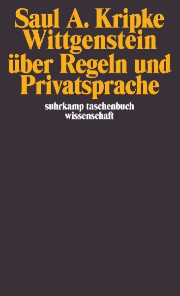 Buchcover und Innenansicht für das Buch: Wittgenstein on Rules and Private Language An Elementary Exposition