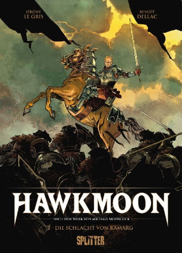Buchcover und Innenansicht für das Buch: Hawkmoon. Band 2