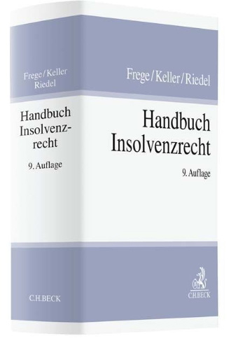 Buchcover und Innenansicht für das Buch: Handbuch Insolvenzrecht
