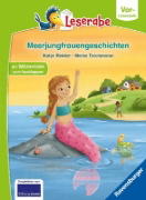 Buchcover und Innenansicht für das Buch: Meerjungfrauengeschichten - Leserabe ab Vorschule - Erstlesebuch für Kinder ab 5 Jahren