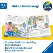 Buchcover und Innenansicht für das Buch: Wieso? Weshalb? Warum? junior, Band 75 - Im Krankenhaus