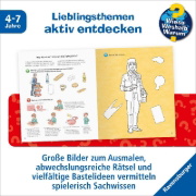 Buchcover und Innenansicht für das Buch: Wieso? Weshalb? Warum? aktiv-Heft: Eisenbahn