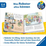 Buchcover und Innenansicht für das Buch: Wieso? Weshalb? Warum? junior, Band 78 - Die Roboter