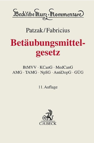 Buchcover und Innenansicht für das Buch: Betäubungsmittelgesetz. BtMG