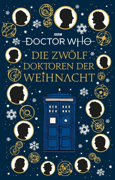 Buchcover und Innenansicht für das Buch: Doctor Who: Die 12 Doktoren der Weihnacht