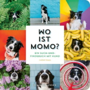 Buchcover und Innenansicht für das Buch: Let's find Momo!