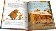 Buchcover und Innenansicht für das Buch: Hase Hibiskus und die Herbstsause