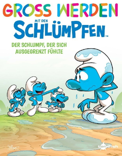 Buchcover und Innenansicht für das Buch: Grandir avec les Schtroumpfs 10