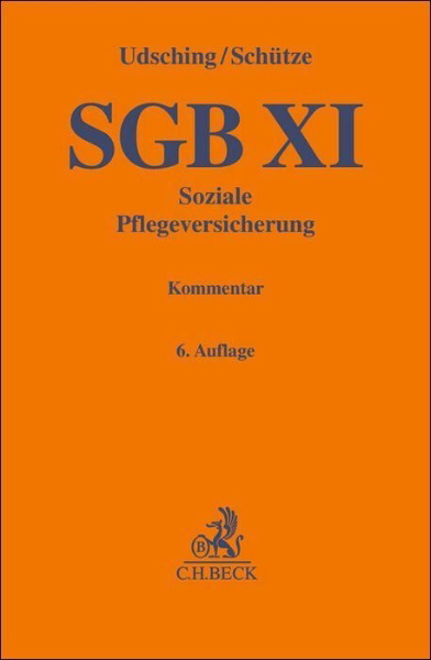 Buchcover und Innenansicht für das Buch: SGB XI