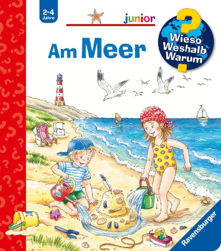 Buchcover und Innenansicht für das Buch: Wieso? Weshalb? Warum? junior, Band 17: Am Meer