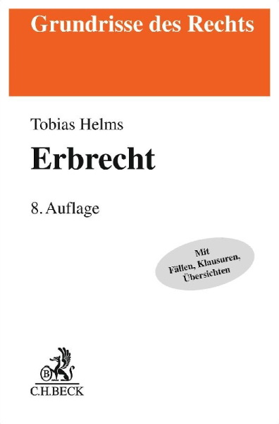 Buchcover und Innenansicht für das Buch: Erbrecht