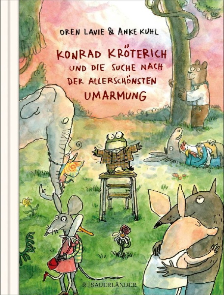 Buchcover und Innenansicht für das Buch: Huntington Toad and the perfect hug