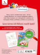 Buchcover und Innenansicht für das Buch: Leserabe Rätselspaß - Zauber-Malrätsel zum Lesenlernen: Im Wald (1. Lesestufe)