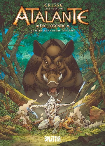 Buchcover und Innenansicht für das Buch: Atalante La Legende