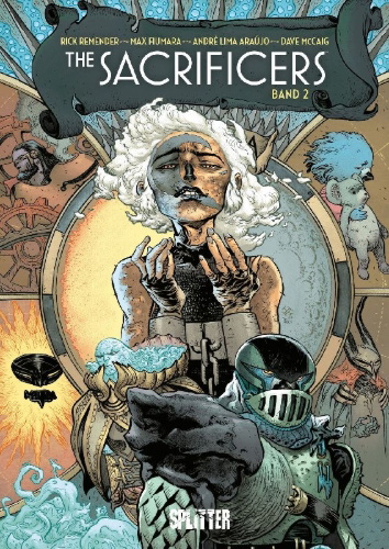 Buchcover und Innenansicht für das Buch: The Sacrificers 2