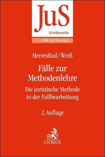 Buchcover und Innenansicht für das Buch: Fälle zur Methodenlehre