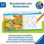 Buchcover und Innenansicht für das Buch: Wieso? Weshalb? Warum? junior AKTIV - Im Wald