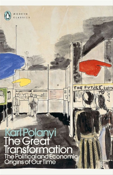Buchcover und Innenansicht für das Buch: The Great Transformation