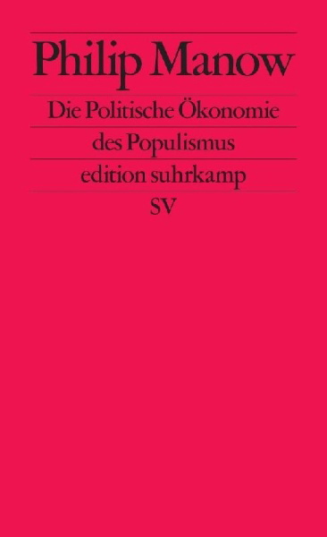 Buchcover und Innenansicht für das Buch: Die Politische Ökonomie des Populismus