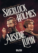 Buchcover und Innenansicht für das Buch: Sherlock Holmes contre Arsène Lupin