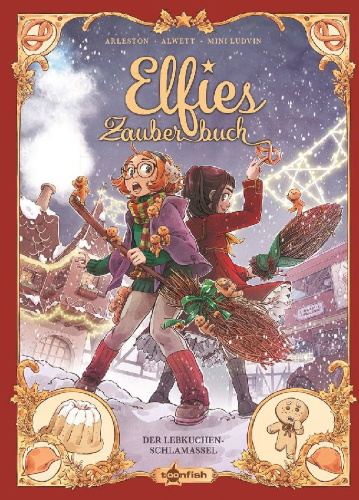Buchcover und Innenansicht für das Buch: Grimoire d'Elfie 3