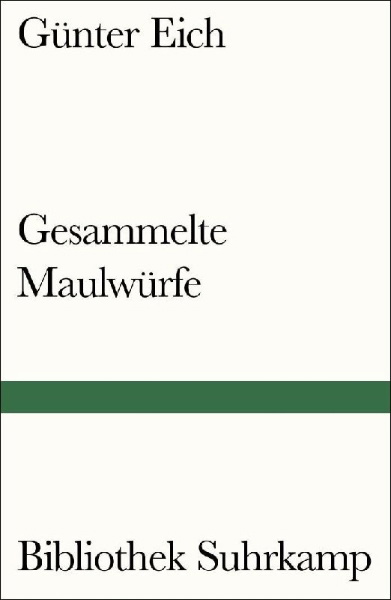 Buchcover und Innenansicht für das Buch: Gesammelte Maulwürfe