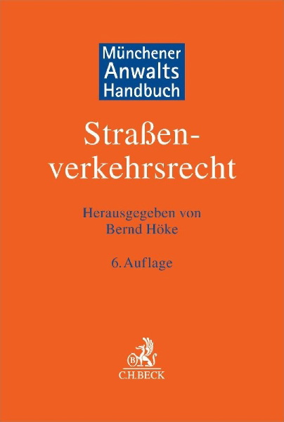 Buchcover und Innenansicht für das Buch: Münchener Anwaltshandbuch Straßenverkehrsrecht