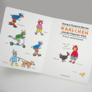 Buchcover und Innenansicht für das Buch: Karlchen und der Kapuzen-Klub