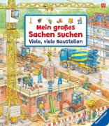 Buchcover und Innenansicht für das Buch: Mein großes Sachen suchen: Viele, viele Baustellen