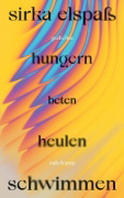 Buchcover und Innenansicht für das Buch: hungern beten heulen schwimmen