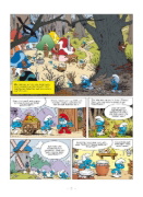 Buchcover und Innenansicht für das Buch: Die Schlümpfe. Band 39