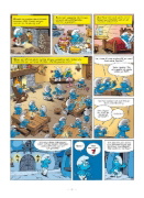 Buchcover und Innenansicht für das Buch: Die Schlümpfe. Band 39