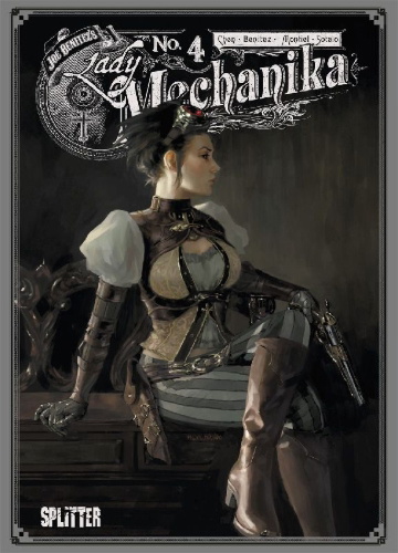 Buchcover und Innenansicht für das Buch: Lady Mechanika Collector's Edition. Band 4