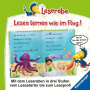 Buchcover und Innenansicht für das Buch: Leserabe Vor-Lesestufe - Meermädchen Mara und die magische Perle