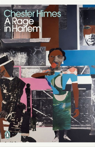 Buchcover und Innenansicht für das Buch: A Rage in Harlem