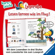 Buchcover und Innenansicht für das Buch: Leserabe 1. Lesestufe Kurz und leicht - Geheimauftrag für Ninja Komo