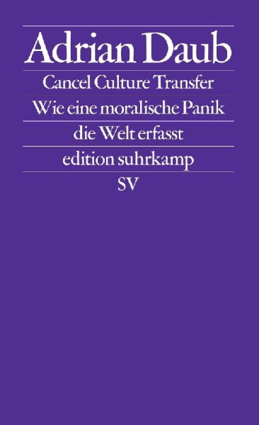 Buchcover und Innenansicht für das Buch: Cancel Culture Transfer