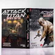 Buchcover und Innenansicht für das Buch: Shingeki no Kyojin - Before the Fall