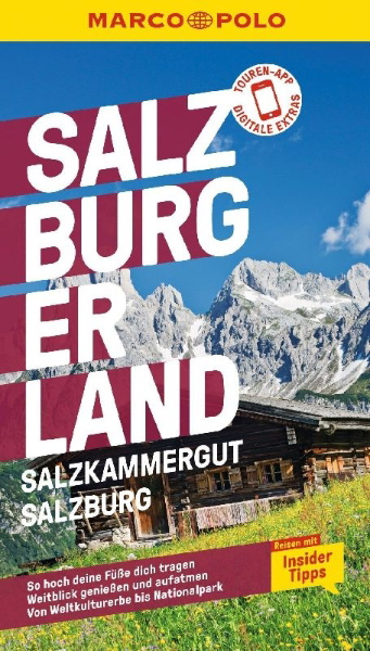 Buchcover und Innenansicht für das Buch: MARCO POLO Reiseführer Salzburg, Salzkammergut, Salzburger Land