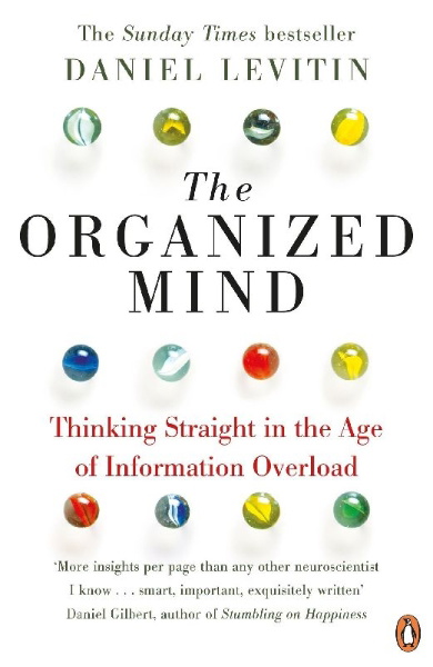 Buchcover und Innenansicht für das Buch: The Organized Mind
