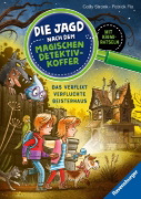 Buchcover und Innenansicht für das Buch: Die Jagd nach dem magischen Detektivkoffer, Band 7 - Das verflixt verfluchte Geisterhaus