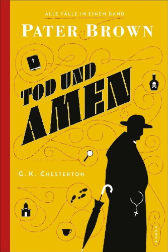Buchcover und Innenansicht für das Buch: Pater Brown - Tod und Amen