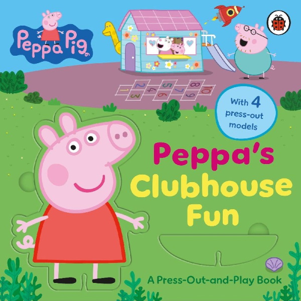 Buchcover und Innenansicht für das Buch: Peppa Pig: Peppa's Clubhouse Fun